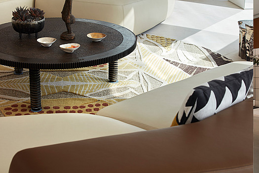 Penthouse Oasis, Living Room Coffee Table Detail