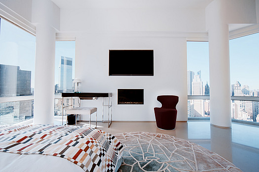 Upper East Side Penthouse Master Bedroom
